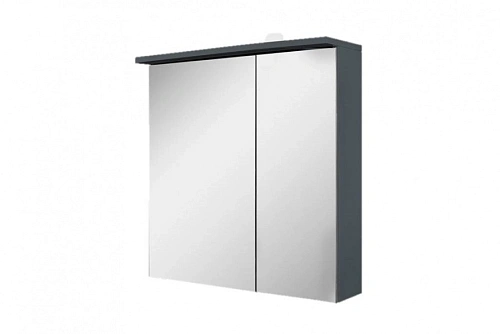 Зеркальный шкаф AM.PM Spirit 2.0 M70AMCL0601GM с подсветкой 60 см, левый, графит Зеркальный шкаф AM.PM Spirit 2.0 M70AMCL0601GM с подсветкой 60 см, левый, графит