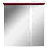 Зеркальный шкаф AM.PM Spirit 2.0 M70AMCL0601RG с подсветкой 60 см, левый, красный глянец