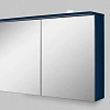 Зеркальный шкаф AM.PM Spirit 2.0 M70AMCX1001DM с подсветкой 100 см, глубокий синий Зеркальный шкаф AM.PM Spirit 2.0 M70AMCX1001DM с подсветкой 100 см, глубокий синий