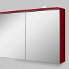 Зеркальный шкаф AM.PM Spirit 2.0 M70AMCX1001RG с подсветкой 100 см, красный глянец Зеркальный шкаф AM.PM Spirit 2.0 M70AMCX1001RG с подсветкой 100 см, красный глянец