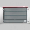 Зеркальный шкаф AM.PM Spirit 2.0 M70AMCX1001RG с подсветкой 100 см, красный глянец Зеркальный шкаф AM.PM Spirit 2.0 M70AMCX1001RG с подсветкой 100 см, красный глянец