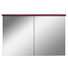 Зеркальный шкаф AM.PM Spirit 2.0 M70AMCX1001RG с подсветкой 100 см, красный глянец