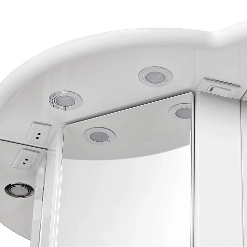 Зеркальный шкаф Aquaton Альтаир 62 белый 1A042702AR010 Зеркальный шкаф Aquaton Альтаир 62 белый 1A042702AR010