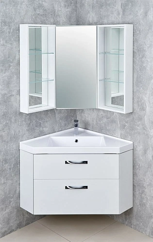 Зеркальный шкаф Aquaton боковой модуль Кантара дуб полярный 1A205802ANW70 Зеркальный шкаф Aquaton боковой модуль Кантара дуб полярный 1A205802ANW70