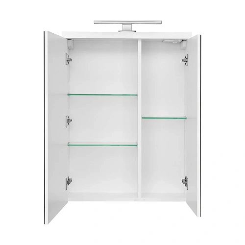 Зеркальный шкаф Aquaton Брук 60 белый 1A200502BC010 Зеркальный шкаф Aquaton Брук 60 белый 1A200502BC010