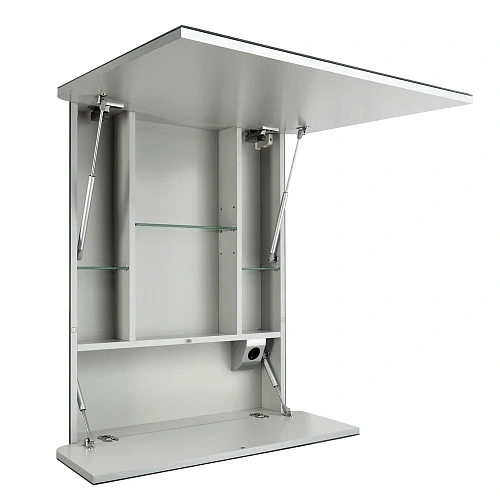 Зеркальный шкаф Aquaton Валенсия 75 белый 1A125302VA010 Зеркальный шкаф Aquaton Валенсия 75 белый 1A125302VA010