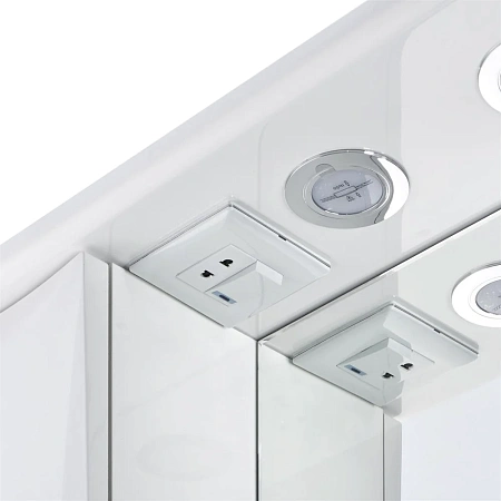 Зеркальный шкаф Aquaton Джимми 57 левый белый 1A034002DJ01L Зеркальный шкаф Aquaton Джимми 57 левый белый 1A034002DJ01L