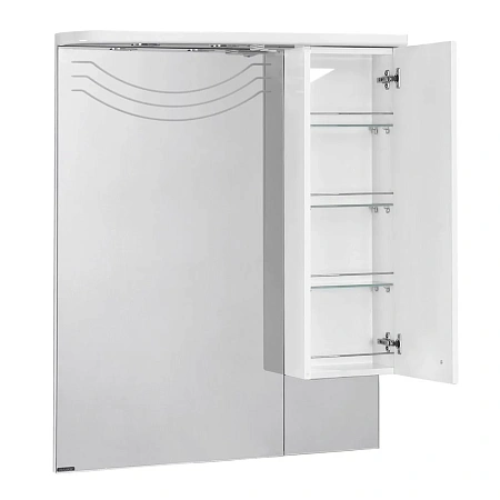 Зеркальный шкаф Aquaton Домус 95 правый белый 1A001002DO01R Зеркальный шкаф Aquaton Домус 95 правый белый 1A001002DO01R