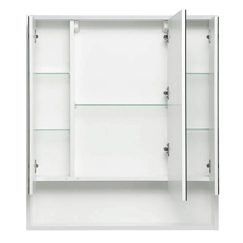 Зеркальный шкаф Aquaton Инфинити 76 белый 1A192102IF010 Зеркальный шкаф Aquaton Инфинити 76 белый 1A192102IF010