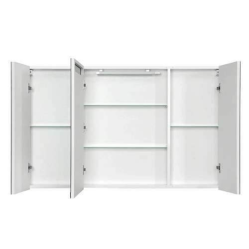 Зеркальный шкаф Aquaton Мадрид 120 со светильником белый 1A113402MA010 Зеркальный шкаф Aquaton Мадрид 120 со светильником белый 1A113402MA010