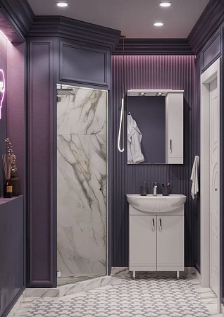 Зеркальный шкаф Aquaton Онда правый белый 1A009802ON01R Зеркальный шкаф Aquaton Онда правый белый 1A009802ON01R