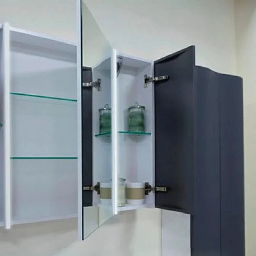 Зеркальный шкаф Aquaton Ондина 100 графит 1A176102ODG20 Зеркальный шкаф Aquaton Ондина 100 графит 1A176102ODG20