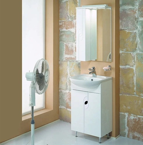 Зеркальный шкаф Aquaton Панда 50 левый белый 1A007402PD01L Зеркальный шкаф Aquaton Панда 50 левый белый 1A007402PD01L