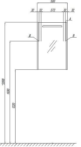 Зеркальный шкаф Aquaton Сильва 50 дуб макиато 1A215502SIW5L Зеркальный шкаф Aquaton Сильва 50 дуб макиато 1A215502SIW5L