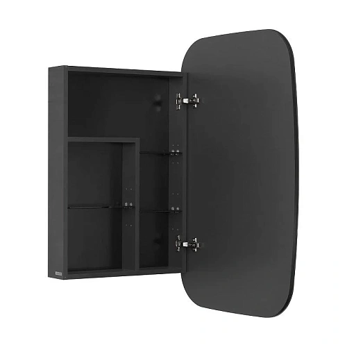 Зеркальный шкаф Aquaton Сохо 60 графит правый 1A258302AJA0R Зеркальный шкаф Aquaton Сохо 60 графит правый 1A258302AJA0R