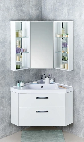 Зеркальный шкаф Aquaton центральный модуль Кантара дуб полярный 1A205702ANW70 Зеркальный шкаф Aquaton центральный модуль Кантара дуб полярный 1A205702ANW70