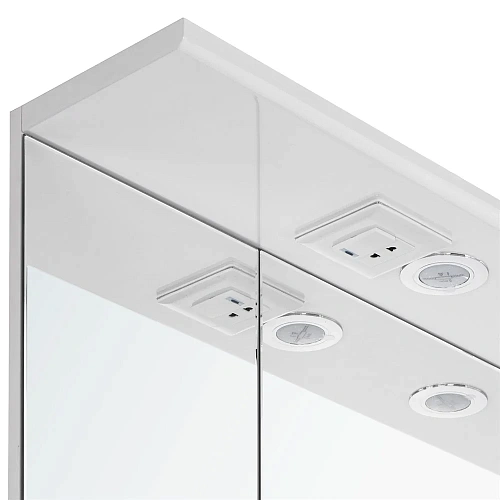 Зеркальный шкаф Aquaton Эмили 105 правый белый 1A008602EM01R Зеркальный шкаф Aquaton Эмили 105 правый белый 1A008602EM01R