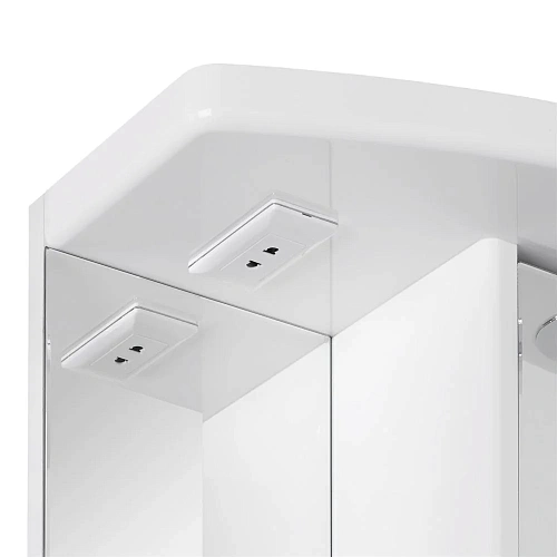 Зеркальный шкаф Aquaton Эмили 80 белый 1A002702EM010 Зеркальный шкаф Aquaton Эмили 80 белый 1A002702EM010