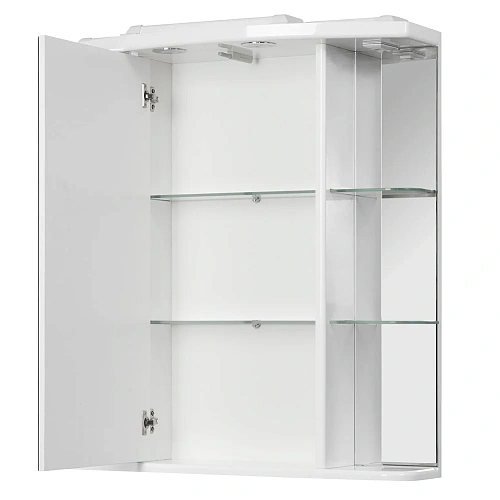 Зеркальный шкаф Aquaton Эмили 80 белый 1A002702EM010 Зеркальный шкаф Aquaton Эмили 80 белый 1A002702EM010