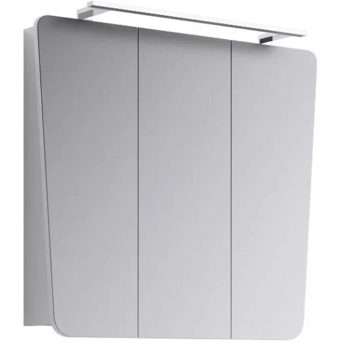 Зеркальный шкаф AQWELLA Simphony Sim.04.08/W цвет белый со светильником Зеркальный шкаф AQWELLA Simphony Sim.04.08/W цвет белый со светильником