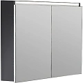 Зеркальный шкаф Armadi Art Vallessi 100 546-A matt антрацит мат. с подсветкой Зеркальный шкаф Armadi Art Vallessi 100 546-A matt антрацит мат. с подсветкой