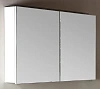 Зеркальный шкаф Armadi Art Vallessi 100 546-W белый глянец с подсветкой