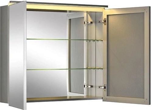 Зеркальный шкаф De Aqua 100 серебро AL 506 100 S Зеркальный шкаф De Aqua 100 серебро AL 506 100 S