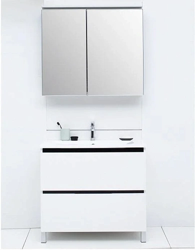 Зеркальный шкаф De Aqua 100 серебро AL 506 100 S Зеркальный шкаф De Aqua 100 серебро AL 506 100 S