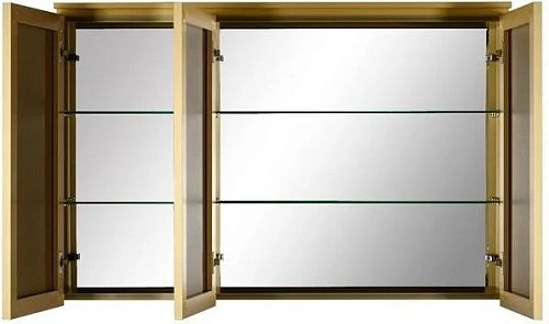 Зеркальный шкаф De Aqua 120 золото AL 507 120 G Зеркальный шкаф De Aqua 120 золото AL 507 120 G