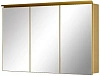 Зеркальный шкаф De Aqua 120 золото AL 507 120 G