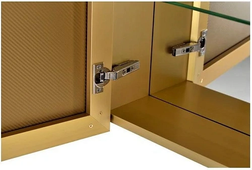 Зеркальный шкаф De Aqua 50 золото AL 501 050 G Зеркальный шкаф De Aqua 50 золото AL 501 050 G