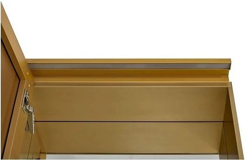 Зеркальный шкаф De Aqua 50 золото AL 501 050 G Зеркальный шкаф De Aqua 50 золото AL 501 050 G