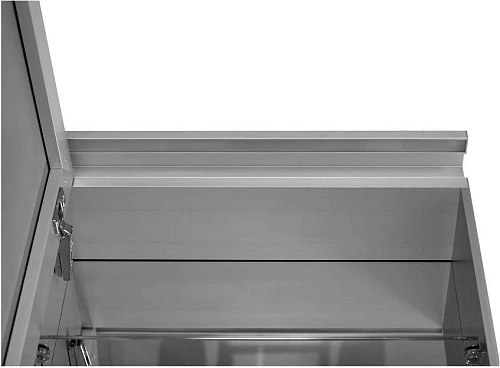 Зеркальный шкаф De Aqua 50 серебро AL 501 050 S Зеркальный шкаф De Aqua 50 серебро AL 501 050 S