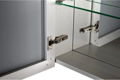 Зеркальный шкаф De Aqua 80 серебро AL 504 080 S Зеркальный шкаф De Aqua 80 серебро AL 504 080 S