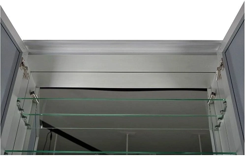 Зеркальный шкаф De Aqua 80 серебро AL 504 080 S Зеркальный шкаф De Aqua 80 серебро AL 504 080 S