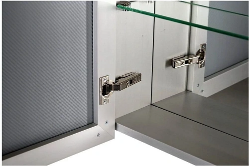 Зеркальный шкаф De Aqua 90 серебро AL 505 090 S Зеркальный шкаф De Aqua 90 серебро AL 505 090 S