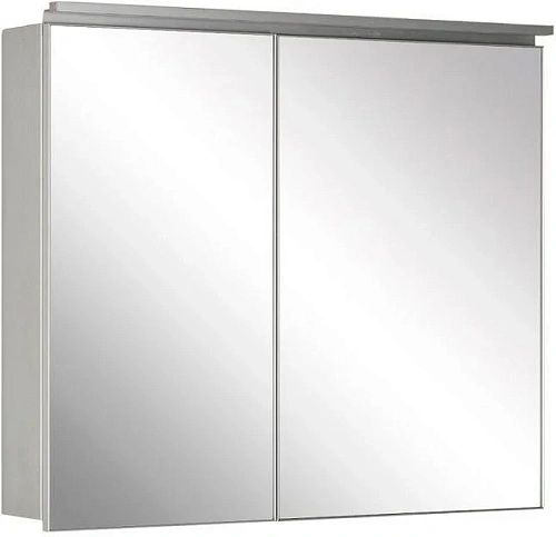 Зеркальный шкаф De Aqua 90 серебро AL 505 090 S Зеркальный шкаф De Aqua 90 серебро AL 505 090 S
