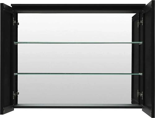 Зеркальный шкаф De Aqua Алюминиум 100 черный 261761 Зеркальный шкаф De Aqua Алюминиум 100 черный 261761