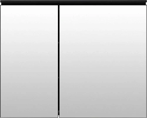 Зеркальный шкаф De Aqua Алюминиум 100 черный 261761 Зеркальный шкаф De Aqua Алюминиум 100 черный 261761