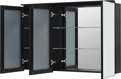 Зеркальный шкаф De Aqua Алюминиум 120 черный 261762 Зеркальный шкаф De Aqua Алюминиум 120 черный 261762