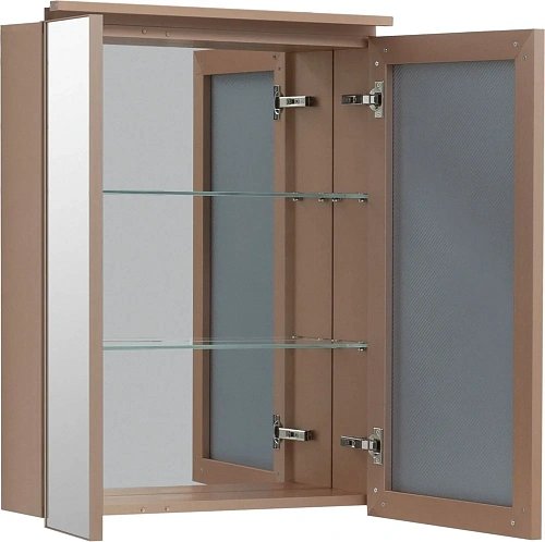 Зеркальный шкаф De Aqua Алюминиум 60 медь 261764 Зеркальный шкаф De Aqua Алюминиум 60 медь 261764