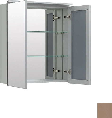 Зеркальный шкаф De Aqua Алюминиум 70 медь 261765 Зеркальный шкаф De Aqua Алюминиум 70 медь 261765