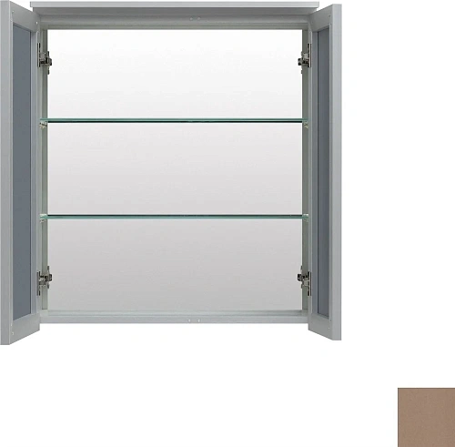 Зеркальный шкаф De Aqua Алюминиум 70 медь 261765 Зеркальный шкаф De Aqua Алюминиум 70 медь 261765