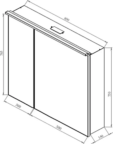 Зеркальный шкаф De Aqua Алюминиум 80 медь 261766 Зеркальный шкаф De Aqua Алюминиум 80 медь 261766