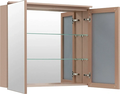 Зеркальный шкаф De Aqua Алюминиум 90 медь 261767 Зеркальный шкаф De Aqua Алюминиум 90 медь 261767