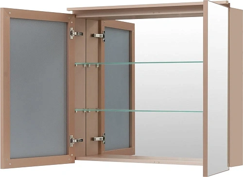 Зеркальный шкаф De Aqua Алюминиум 90 медь 261767 Зеркальный шкаф De Aqua Алюминиум 90 медь 261767