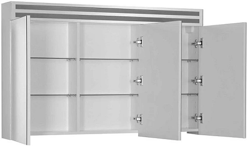 Зеркальный шкаф De Aqua Эколь 120 белый 184809 Зеркальный шкаф De Aqua Эколь 120 белый 184809