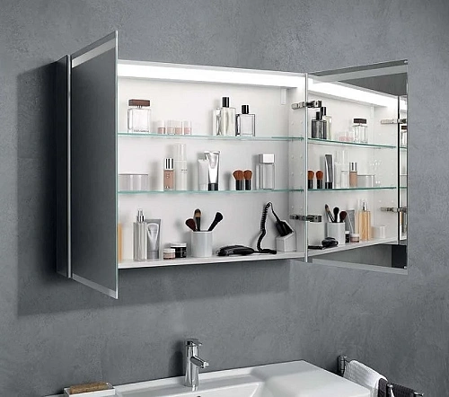 Зеркальный шкаф Geberit Option 500.583.00.1 с подсветкой 90 см Зеркальный шкаф Geberit Option 500.583.00.1 с подсветкой 90 см