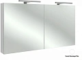 Зеркальный шкаф Jacob Delafon Reve 120х65 см, белый блестящий, с подсветкой EB798RU-G1C Зеркальный шкаф Jacob Delafon Reve 120х65 см, белый блестящий, с подсветкой EB798RU-G1C