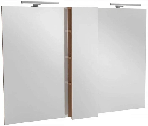 Зеркальный шкаф Jacob Delafon Soprano 138х98 см, с полками, без подсветки EB1338-NF Зеркальный шкаф Jacob Delafon Soprano 138х98 см, с полками, без подсветки EB1338-NF